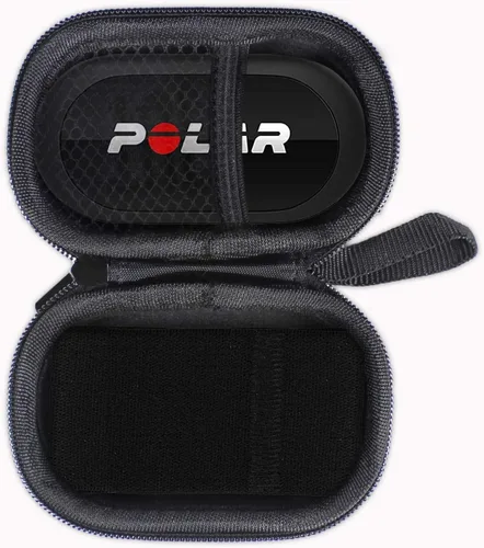Vista 2 de TUDIA Funda vacía de EVA para monitor de frecuencia cardíaca con correa de pecho compatible con Polar H10, Zacurate Pro Series 500DL, 500BL oxímetro