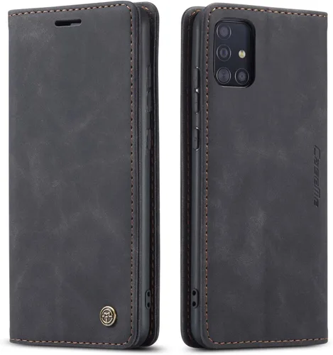 Vista 14 de Funda tipo cartera para Samsung Galaxy A51 4G, con soporte magnético, funda protectora de cuero estilo libro, duradera, a prueba de golpes