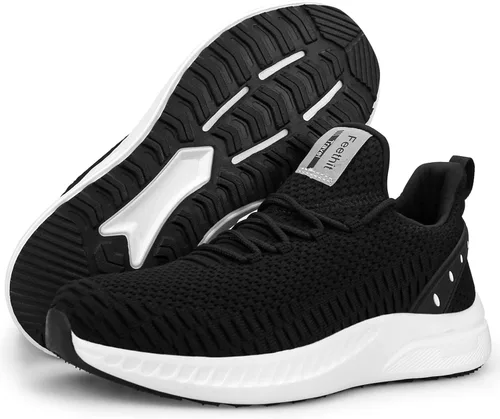 Vista 6 de Feethit - Tenis de correr modernos para hombre antideslizantes, ligeros, transpirables y de malla