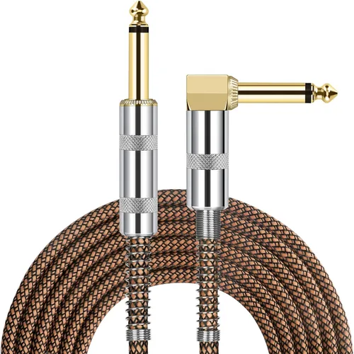 Vista 8 de JOLGOO Cable TRS de instrumento de 1/4 de pulgada de 3.3 pies, paquete de 2, cable de audio de un cuarto de pulgada, línea de interconexión