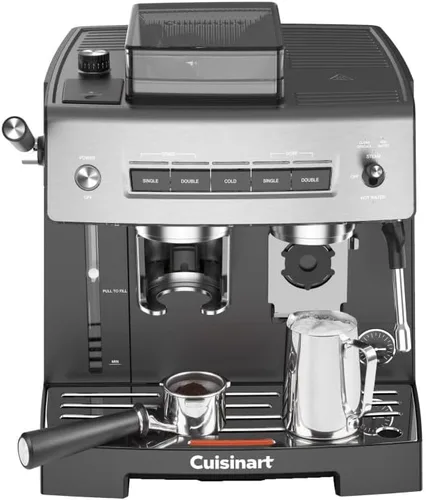 Vista 11 de Cuisinart Espresso Bar Slim Máquina de Café Espresso, Hace Bebidas Calientes o Frías de Calidad de Café Incluyendo Cappuccino, Lattes y Bebidas