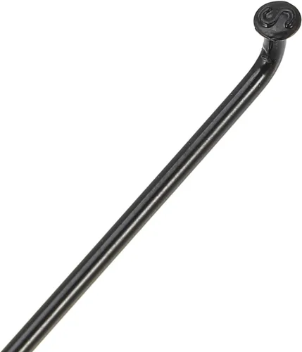 Vista 7 de X AUTOHAUX 40 piezas 14G J Bend 0.079 in bicicleta radios con pezones acero negro
