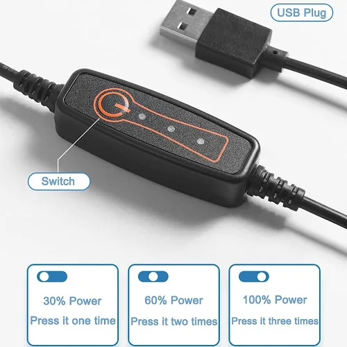 Vista 9 de Protector de cojín de asiento de automóvil refrigerado, transpirable, con 5 ventiladores, cable USB para asiento de automóvil, silla de oficina