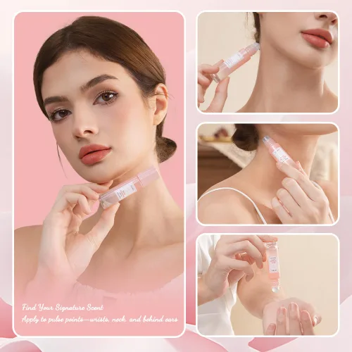 Vista 4 de Perfumes de feromonas para mujeres, aceite de fragancia roll-on de larga