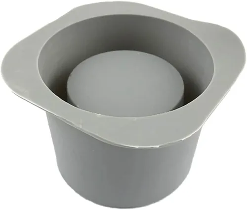 Vista 2 de appuivbt Molde de resina para macetas, moldes de silicona para suculentas, moldes de cemento, molde de arcilla de hormigón, cuadrado/redondo/octágono