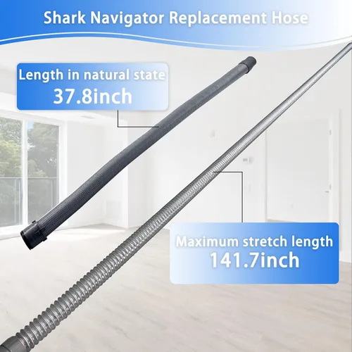 Vista 3 de Manguera de vacío mejorada para Shark Navigator NV22, NV22L, NV26, NV22T, NV22T, NV22LQ, NV80, NV42, NV44, UV400, UV410, manguera de repuesto Shark