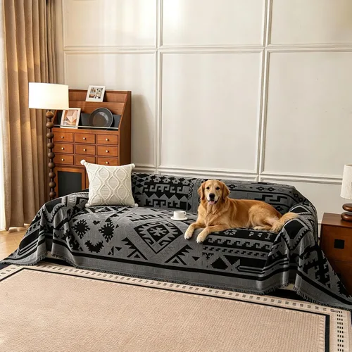 Vista 72 de STACYPIK Funda de sofá impermeable para perros y gatos, antideslizante, color caqui, para mascotas, resistente al agua, protector de muebles