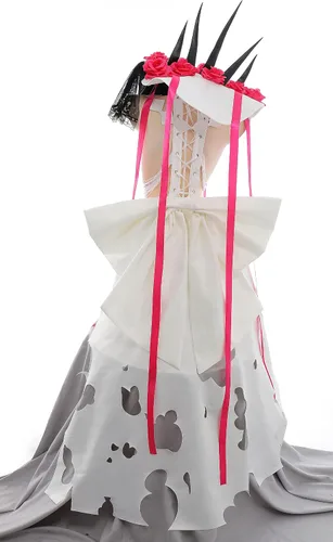 Vista 3 de Miccostumes Disfraz de caballero Tristan de lujo para mujer con accesorios