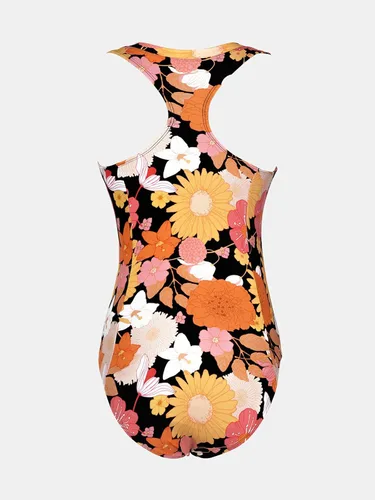 Vista 6 de CUPSHE Las mujeres de una pieza trajes de baño de cuello alto sin mangas cremallera T-empalme traje de baño adelgazante