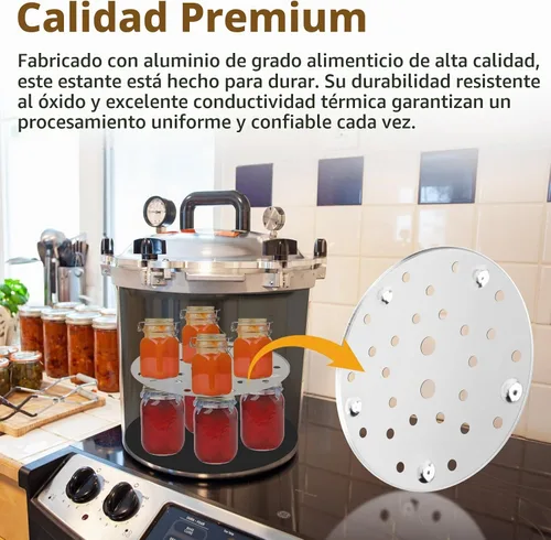 Vista 4 de 85707 - Estante para latas de presión de 11 pulgadas para presto de 16 a 22
