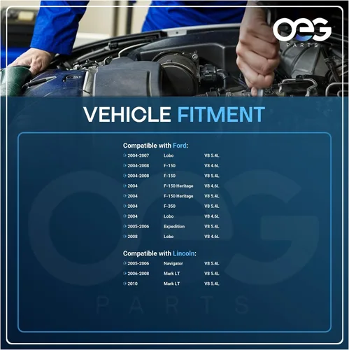 Vista 4 de OEG Parts Nuevo alternador compatible con Ford Lincoln F150 F250 F350 04-08 Mark LT 4.6 5.4 V8 2004 2005 2006 2007 2008 4L3U-10300-BA 4L3U-10300-BB