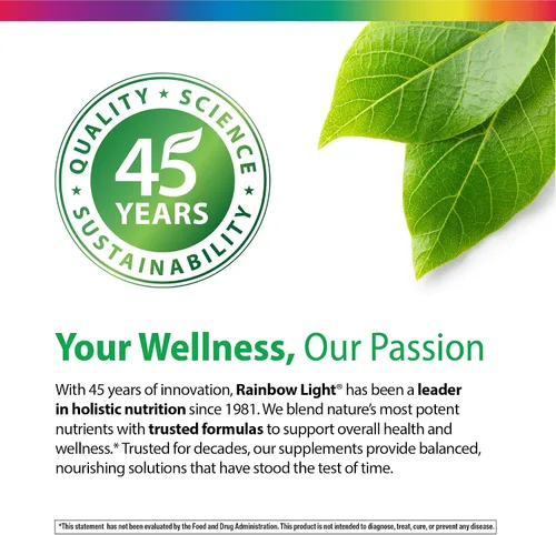 Vista 6 de Rainbow Light Suplemento de orotato de litio de 5 mg 120 cápsulas veganas oligoelemento biodisponible Sin OMG y sin gluten Bioavailable