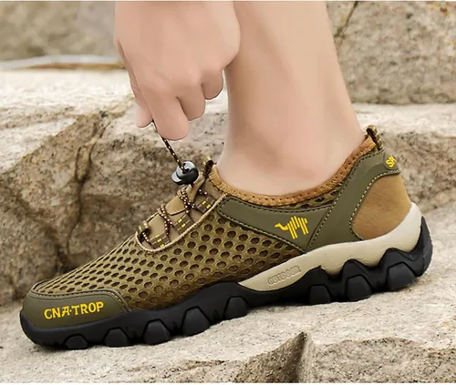 Vista 2 de Gomehui Tenis ortopédicos portátiles de secado rápido para hombre, zapatos deportivos casuales para correr, caminar con soporte de arco para pies
