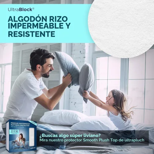 Vista 7 de Protector de colchón impermeable UltraPlush Premium – Funda muy suave y silenciosa, otro, Completo