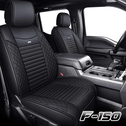 Vista 2 de Fundas de asiento de coche Aierxuan de piel, para asiento delantero, para camión