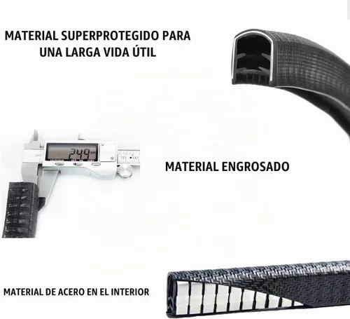 Vista 3 de IWONDER Protector de cubierta de patineta, protección de borde largo, tira de parachoques de cubierta, cubierta de goma duradera que absorbe