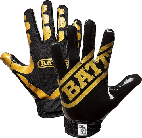 Vista 19 de Battle Sports Guantes de Fútbol Americano Ultra-Stick Wide Receiver - Guantes de Fútbol Americano para Adultos y Jóvenes