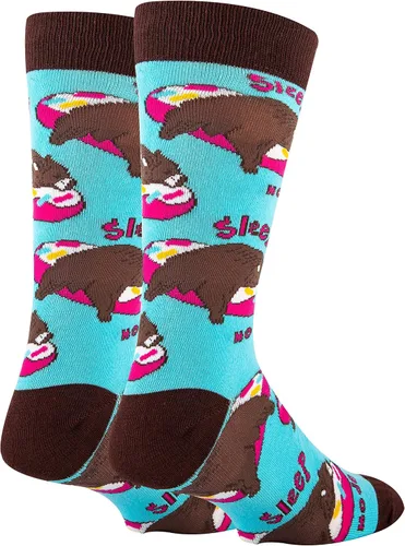 Vista 2 de ooohyeah Womens Colorful Novelty Wild Life Animal Crew Socks, Funny Cotton Causal Fashion Dress Socks