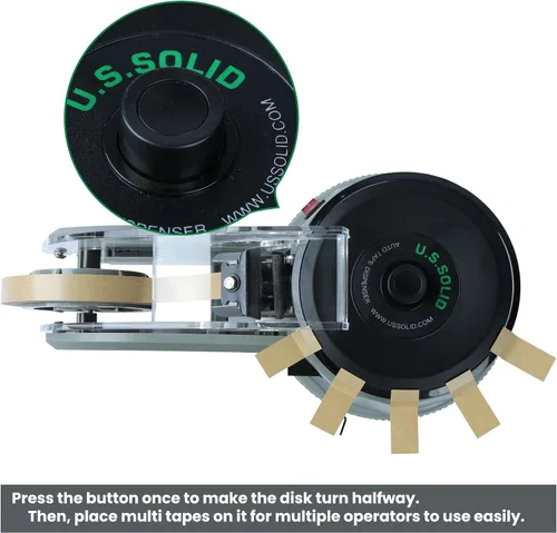 Vista 5 de U.S. Solid Dispensador de cinta eléctrica Zcut-2 Máquina automática de corte de cinta