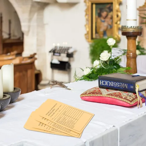 Vista 4 de Iglesia Suministros Tithe and Offering Envelope Kraft Offering Tithe Sobres para Iglesia Religiosa (200 piezas)