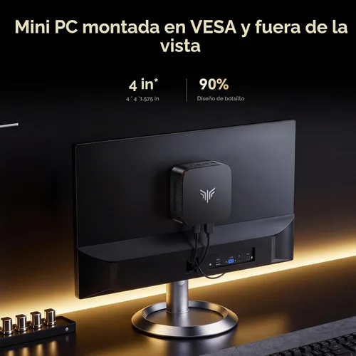 Vista 7 de KAMRUI Mini PC E1 AMD Ryzen 3500U Mini computadoras, hasta 3.7GHz