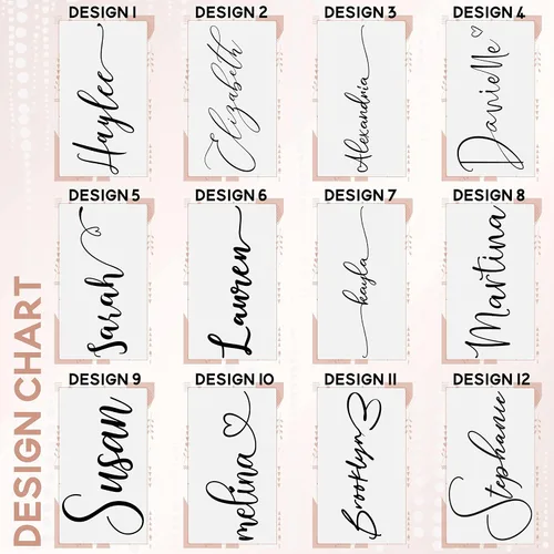 Vista 3 de Regalos individuales personalizados para mujer, vaso delgado personalizado de 20 onzas con pajita, regalo para ella 12 fuentes, 30 colores Vaso
