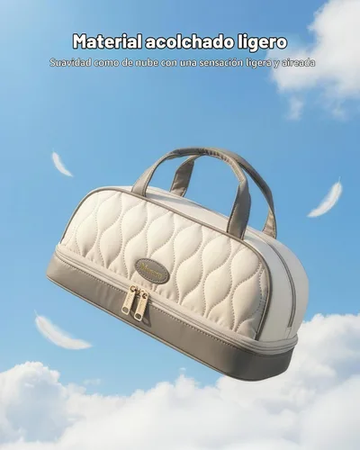 Vista 4 de Mancro Estuche de transporte para Shark FlexStyle, bolsa de viaje acolchada para herramientas para el cabello con alfombrilla resistente al calor