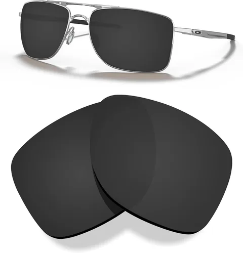 Vista 2 de Lentes de repuesto polarizadas prémium de 0.059 in para gafas de sol Oakley Gauge 8 L OO4124-xx (2.441 in) - Multiopciones