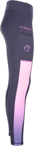 Vista 2 de AK AKRS 6058 - Mallas de equitación transpirables con agarre de silicona para asiento completo, color arcoíris
