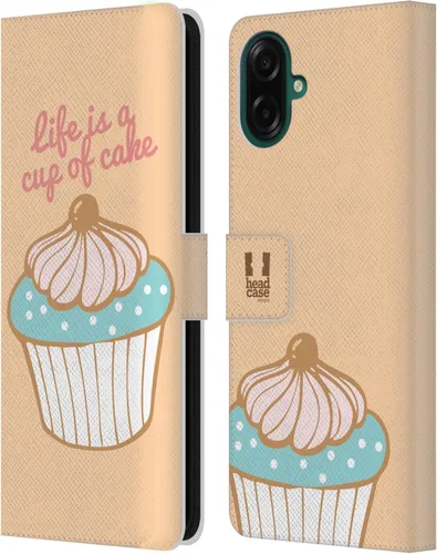 Vista 179 de Head Case Designs Assortment Cupcakes Happiness Leather Wallet Case Compatible with Samsung Galaxy A07 4G Surtido