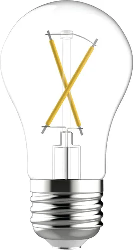 Vista 2 de GE Bombillas LED Refresh, 40 W, luz diurna, bombillas A15 para ventilador de techo, acabado transparente (paquete de 2)