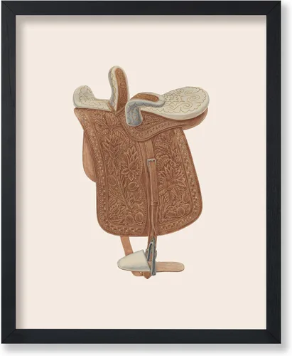 Vista 27 de Poster Master Póster vintage de cuero para silla de montar, estampado retro de vaquero, arte de silla de montar, diseño occidental, impresión
