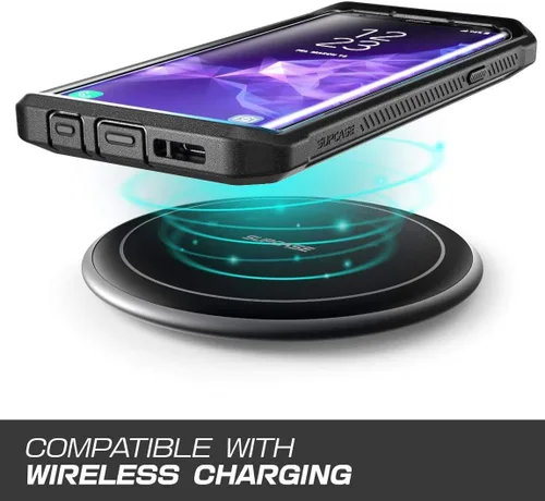 Vista 6 de SUPCASE Unicorn Beetle Pro Series - Funda diseñada para Samsung Galaxy S9+ Plus, con protector de pantalla integrado, funda resistente de cuerpo