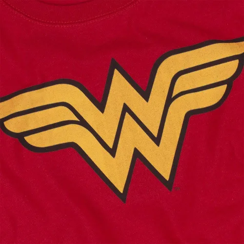 Vista 5 de Popfunk Juvenile Wonder Woman Logo T Shirt & Stickers