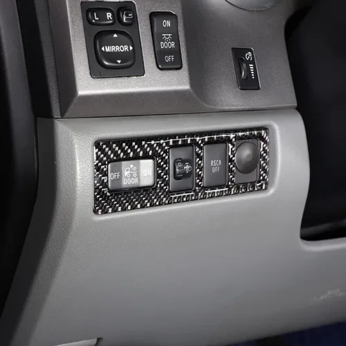 Vista 6 de Interruptor de lámpara de parada de montaje alto para Toyota Tundra 2007-2013 Accesorios de consolas centrales, cubierta decorativa