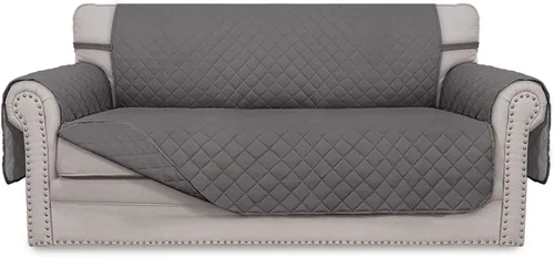 Vista 161 de Easy-Going - Funda reversible para sofá, resistente al agua, con varillas de espuma y correas elásticas, protector de muebles para mascotas y perros