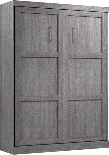 Vista 17 de Bestar Cama Murphy completa, gris corteza, pur, 59 W