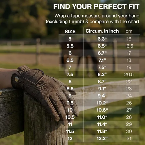 Vista 4 de Uvex i-Performance 2 - Guantes de equitación con agarre altamente elástico, compatibles con pantalla táctil