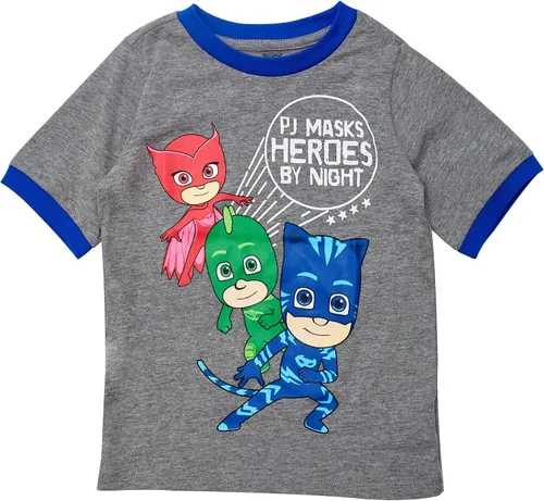 Vista 2 de PJ Masks Paquete de 3 camisetas para bebé con Catboy, Gekko y Owlette