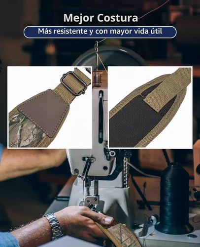 Vista 5 de EZshoot Eslinga de dos puntos con eslabones extraíbles para rifle con cómoda correa acolchada de neopreno para exteriores