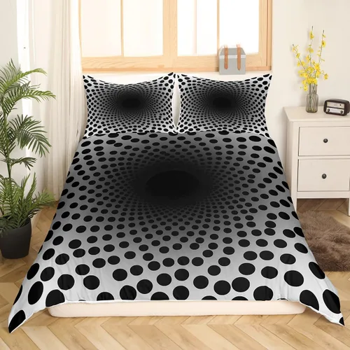 Vista 9 de Erosebridal Juego de funda de edredón zen de piedra zen, tamaño individual, con hojas para adultos, hombres y mujeres, funda de edredón con palabras