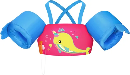 Vista 17 de HeySplash Toddler Swim Vest Fits 13-20-30-50-66 Lbs with Adjustable Strap