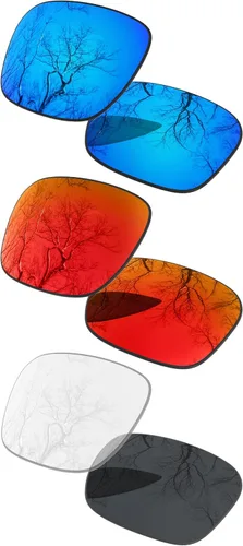 Vista 25 de ToughAsNails Set of 3 Polarized Replacement Lenses for Oakley Fuel Cell OO9096 Pack