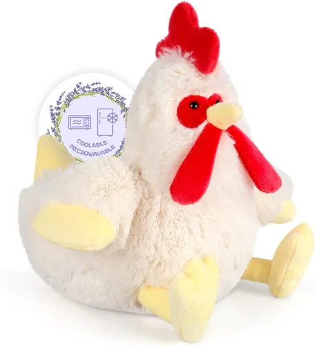 Vista 10 de SuzziPals Capibara de Peluche Calentable y Enfriable, Peluches de Almohadilla de Calentamiento para Microondas para Relajación y Alivio, Juguetes