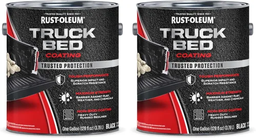 Vista 15 de Rust-Oleum 342668 - Revestimiento para caja de camioneta antióxido, 1 cuarto de galón, color negro
