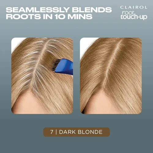 Vista 110 de Clairol Root Touch-Up de Nice'n Easy Tinte Permanente para el Cabello, 10 Rubio Extra Claro, Paquete de 1 Clairol Root Touch Up - Tinte permanente