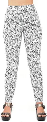 Vista 2 de Lior paris Sammy Essential - Pantalones de pierna recta de longitud completa para mujer, con estampado geométrico