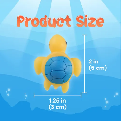 Vista 2 de Sea and Safari Animal Mochi Squishy Toys, paquete de 50 bolsas