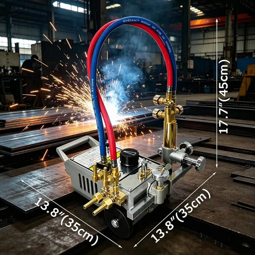 Vista 3 de TECHTONGDA Máquina de corte de gas de línea recta automática Quemador de antorcha de pista