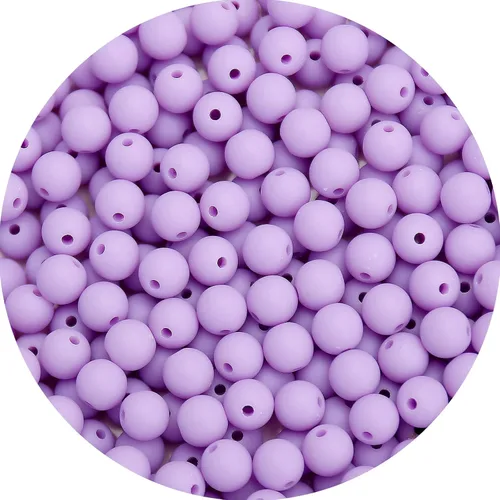 Vista 19 de BONNY BOXX 2000 piezas 4 mm cuentas redondas de acrílico de zafiro suave, bolas de plástico de chicle de burbujas, cuentas gruesas de bolas
